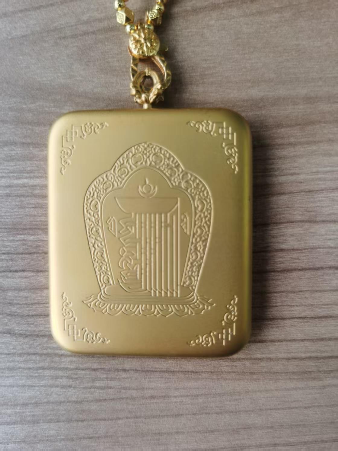 Mahākāla｜Three-Eyed Thangka Pendant