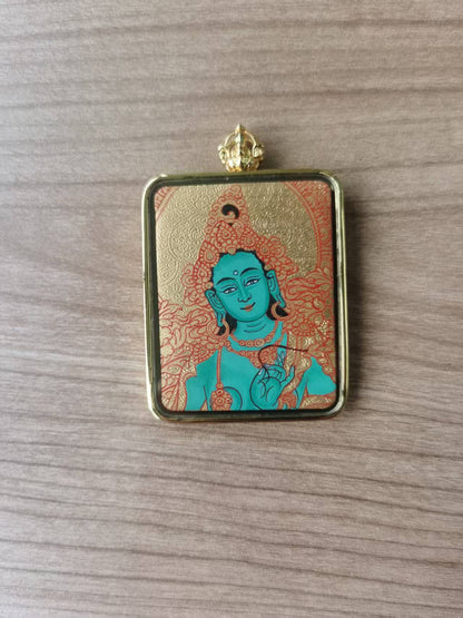 Vajradhara｜Mantra-Enclosed Gau Pendant