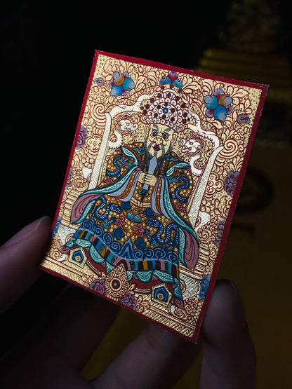 Wuye Miniature Gold Thangka