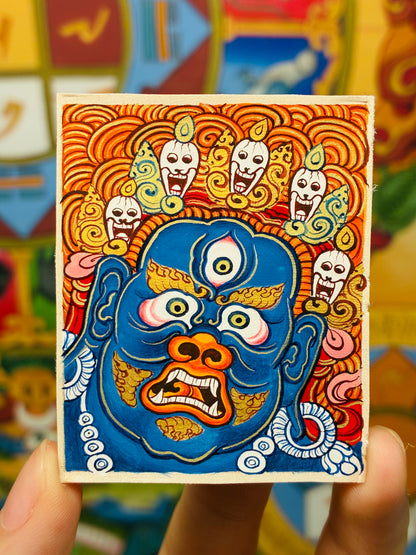 Palden Lhamo Wrathful Guardian Sacred Art Back Card