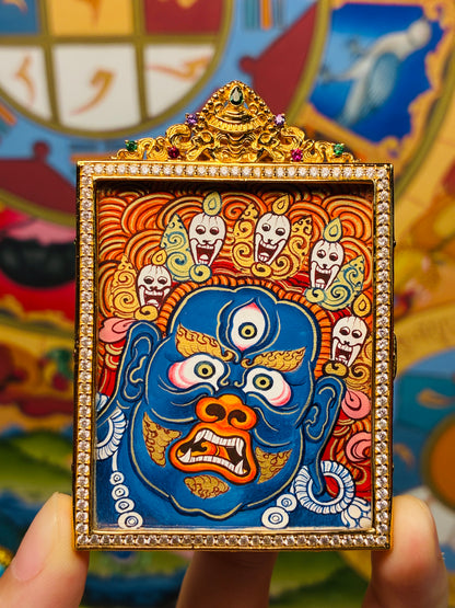 Palden Lhamo Wrathful Guardian Sacred Art Back Card